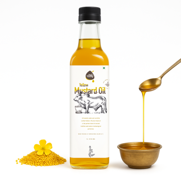 Cold Pressed Yellow Mustard Oil 1 Ltr.